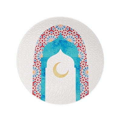 Tramontina Noor 19cm Ramadan Themed Decorated Porcelain Dessert Plate