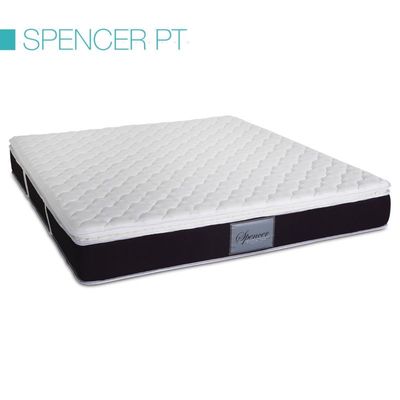 Spencer Pillow Top Spring Mattress With Foam Back Support Mattress Spine Balance For Pressure Relief (120x190x28)cm