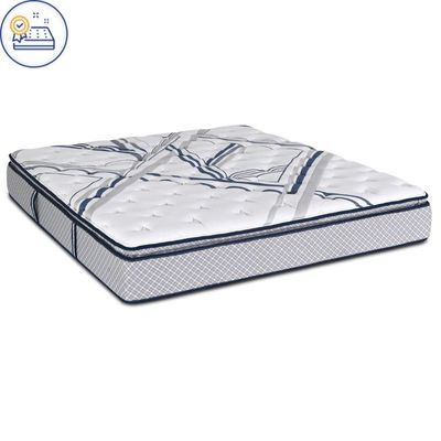 VALENCIA Pocket Spring Mattress With Foam Back Supported Mattress Spine Balance For Pressure Relief (120x200x30)cm