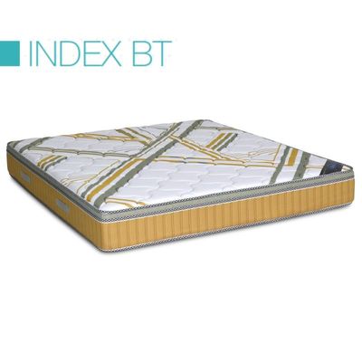INDEX BT  Bonnell Spring Mattress With Foam Back Supported Mattress Spine Balance For Pressure Relief (120x200x23)cm