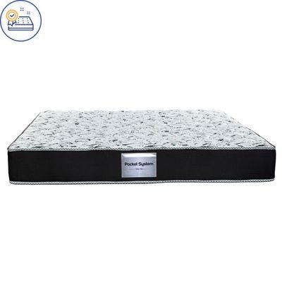 POCKET SYSTEM Pocket Spring Mattress With Foam Back Supported Mattress Spine Balance For Pressure Relief (120x200x28)cm