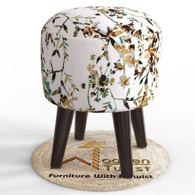Puffy Ottoman Stool For Living Room Pack Of 1