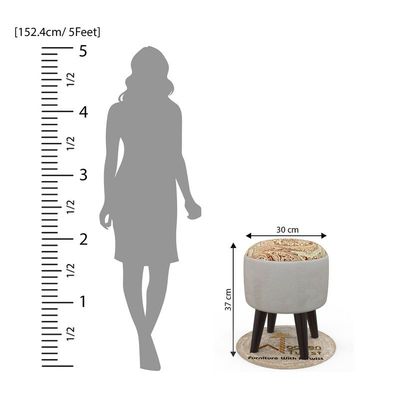 Elite Puffy Ottoman Stool For Living Room Pack Of 1