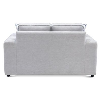 Penelope 2-Seater Fabric Sofa - Light Grey, Size: 148W x 90D x 900H cm