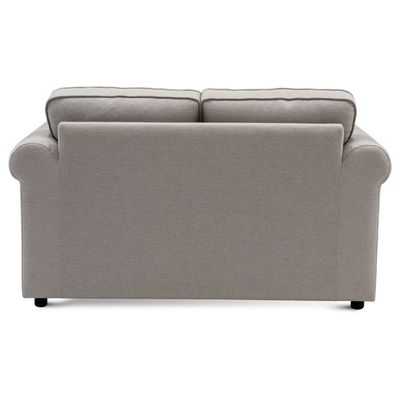 Zoey 2-Seater Fabric sofa - Dark Grey, Size: 148W x 90D x 90H cm