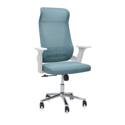 Ergonomic Office Chair BLUE for Home Executive Computer Chair Wide Seat With Large Headrest Modern Desk Chair Lumbar Support Adjustable Armrests 