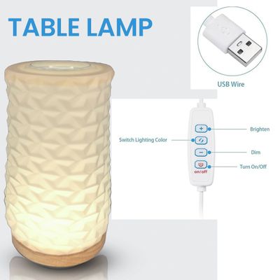 Illuminated Table Vase - 2 in 1 Table Lamp - Flower Vase cum Table Lamp - Crystal Design