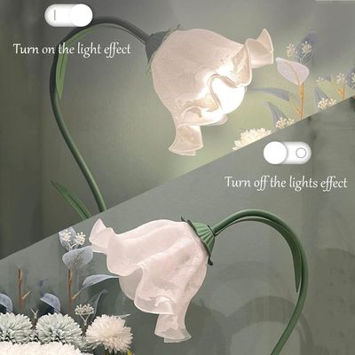 Minimalistic Flower Lamp Control with Switch