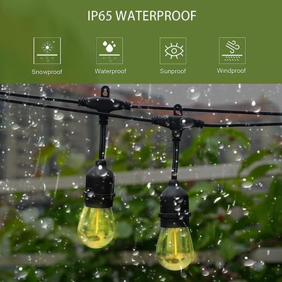 Solar String Lights with Remote Control, IPStank 50FT