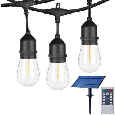 Solar String Lights with Remote Control, IPStank 50FT