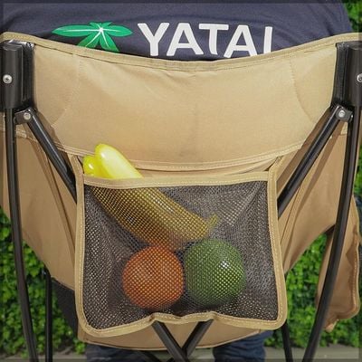 Yatai Portable Folding Camping Chair With storage pocket Picnic Chair For Beach Pool Side Fishing Chair BBQ Beach Chair