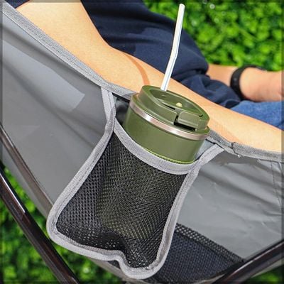 Yatai Portable Folding Camping Chair With storage pocket Picnic Chair For Beach Pool Side Fishing Chair BBQ Beach Chair