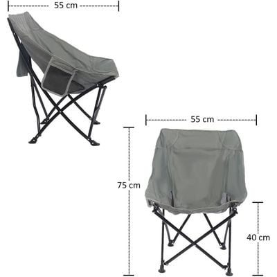 Yatai Portable Folding Camping Chair With storage pocket Picnic Chair For Beach Pool Side Fishing Chair BBQ Beach Chair