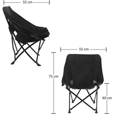 Yatai Portable Folding Camping Chair With storage pocket Picnic Chair For Beach Pool Side Fishing Chair BBQ Beach Chair