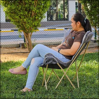 YATAI Portable Padded Folding Camping Chair - Foldable Fishing Camping Chair - Outdoor Picnic Chair Perfect For BBQ Beach Chair - Lightweight Outdoor Camping Chairs