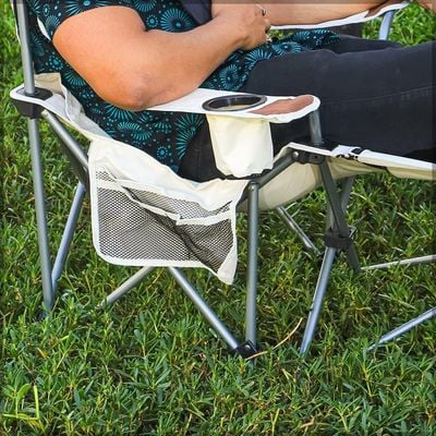 YATAI Portable Folding Camping Chair with Cup Holder Foldable Fishing Camping Chair Outdoor Picnic Chair With Carry Bag Perfect For BBQ Beach Chair Lightweight Outdoor Camping Chairs