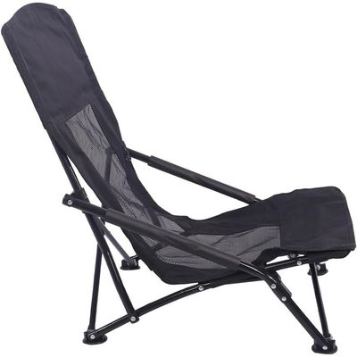 YATAI Patio Lounge Low Height Chair with Arm Rest for Reading with cusion Garden Chair Outdoor Reclining Chair Recliner with Adjustable Headrest Support for Camping Picnic Swimming Pool Beach