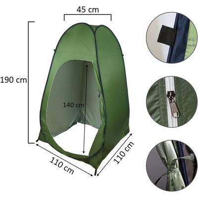 Yatai Portable Camping Toilet Tent, For camping Hiking Outdoor Pop Up Shower Privacy Tent for Outdoor Changing Dressing Bathing Privacy Shelter for Picnic Waterproof Bathroom