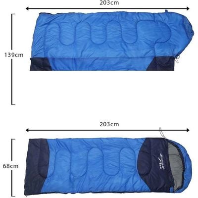 YATAI Lightweight Sleeping Bag For Camping Waterproof and Warm Sleeping Bag For Traveling Soft Cotton Filling Outdoor Blanket – Portable Sleeping Bag For Adults & Kids – Hiking Sleeping Bag