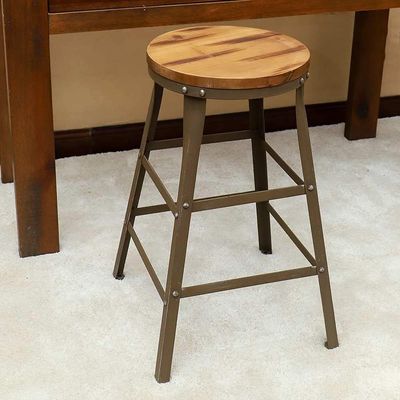 YATAI Wooden Bar Stool - Dining Room Chair For Kitchen – Counter Bar With Footrest - Tall Kitchen Barstool Chairs – Bar Chair For Breakfast Dining Stool High Chair For Kitchen Stool For Dressing Table