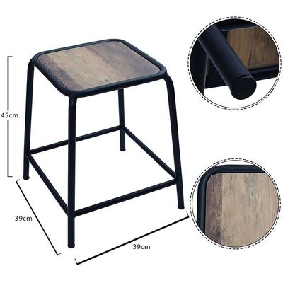 YATAI Wooden Bar Stool - Dining Room Chair For Kitchen Counter Bar With Footrest - Tall Kitchen Barstool Chairs – Bar Chair For Breakfast Dining Stool High Chair For Kitchen - Stool For Dressing Table