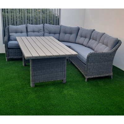 Swin Rattan 5 Seater Comfortbale Outdoor Sofa Set