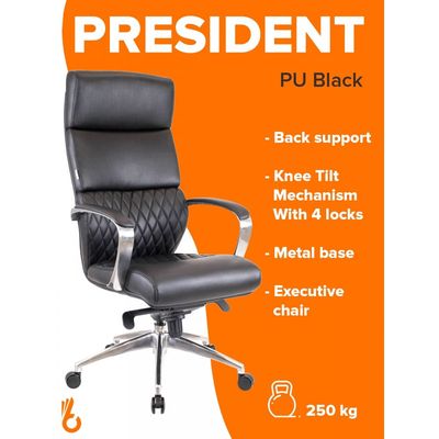 President PU Black