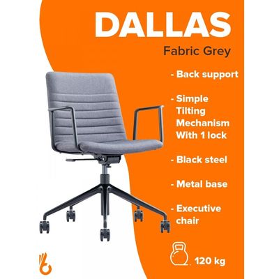 Dallas Fabric Grey
