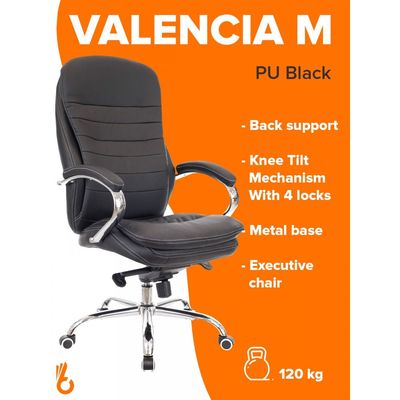 Valencia M PU Black 