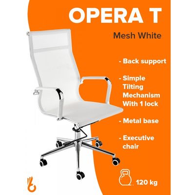 Opera T Mesh White