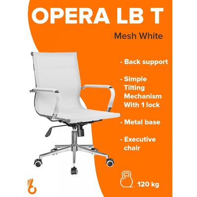Opera LB T Mesh White