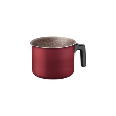 Tramontina Paris 12cm 1.2L Red Aluminum Multipurpose Boiler with Interior and Exterior Starflon Max Red PFOA Free Nonstick Coating