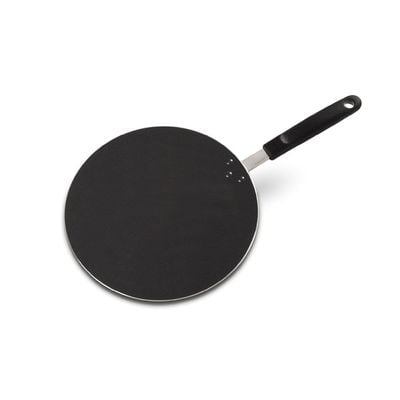 Tramontina Napol 28cm Black Aluminum Nonstick Flat Tawa