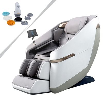 ARES uClass Massage Chair + uSlim  (Gray/Beige)