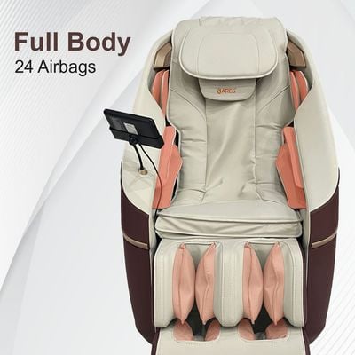 ARES uClass Massage Chair + uNeck 4D  (Beige/Brown)