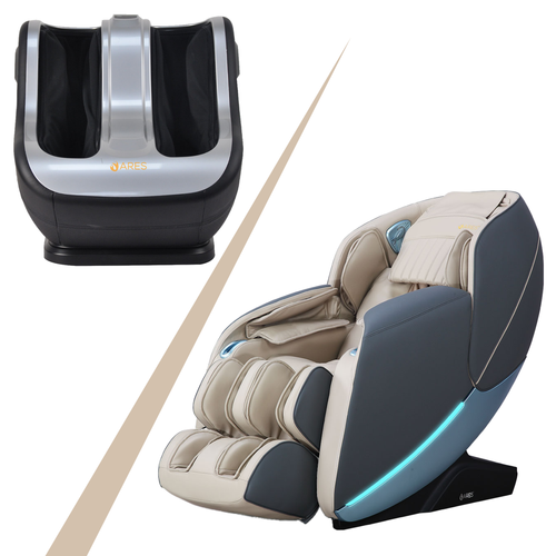 ARES iSmart-2 + iFoot Massager | “SL” Shape Curved Rail 