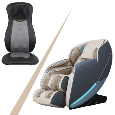 ARES iSmart-2 + uCushion Back Massager | “SL” Shape Curved Rail 