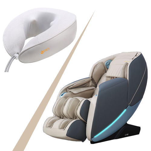 ARES iSmart-2 + uNeck-4D Massager | “SL” Shape Curved Rail