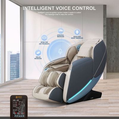 ARES iSmart-2 + iFeel Foot Massager | “SL” Shape Curved Rail