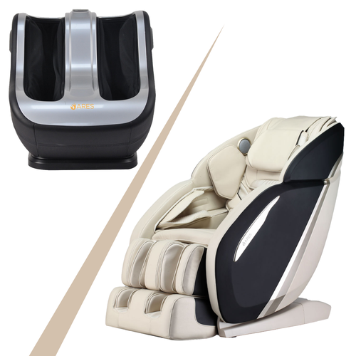 ARES iPremium + iFoot Massager | “SL” Comfortable Shape Curved Rail 