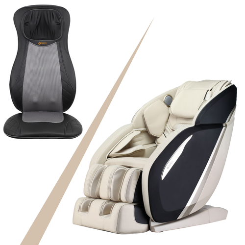 ARES iPremium + uCushion Back Massager | “SL” Comfortable Shape Curved Rail 