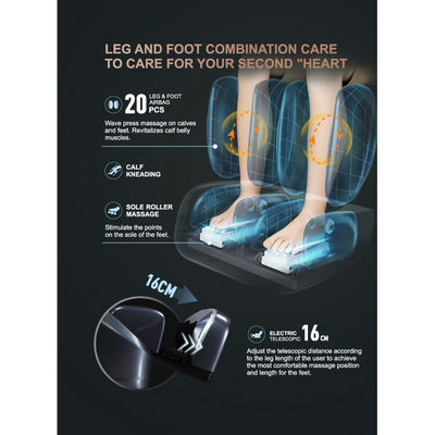 ARES iHealth + iFeel Foot Massager | 4D+SL Massage Mechanism