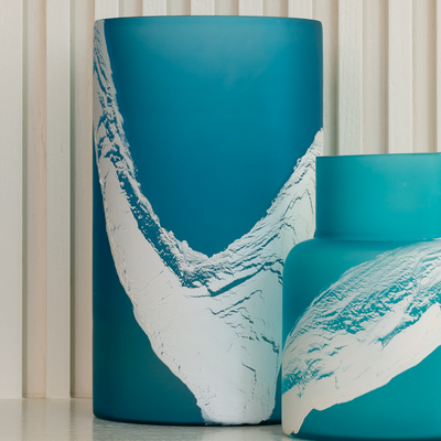 Glacier Blue Vase - 18 cm x 30 cm