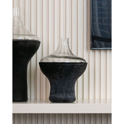 SPINDLE GLASS VASE - TALL