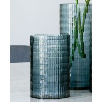 IMRIE GLASS VASE - SHORT