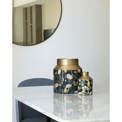 AUDREY METAL VASE - SHORT