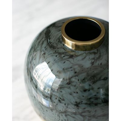 MERCURY METAL VASE - SHORT