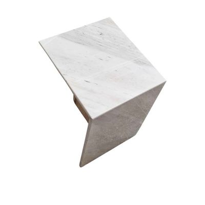 White Marble Side Table 50X45X35Cm