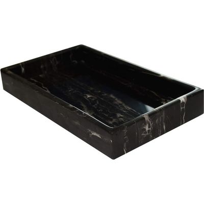 Black Marble Organizer Tray Size 30X20X4Cm