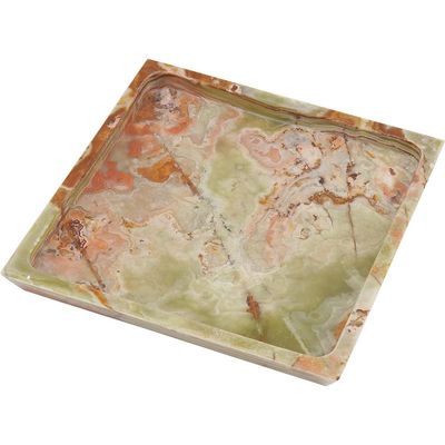 Green Marble Decorative Serving Tray 30X30X4cm